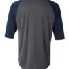 B-Core Three-Quarter Sleeve Baseball T-Shirt - 4133