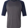 B-Core Three-Quarter Sleeve Baseball T-Shirt - 4133