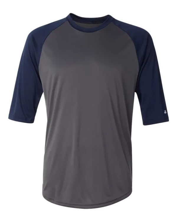 B-Core Three-Quarter Sleeve Baseball T-Shirt - 4133