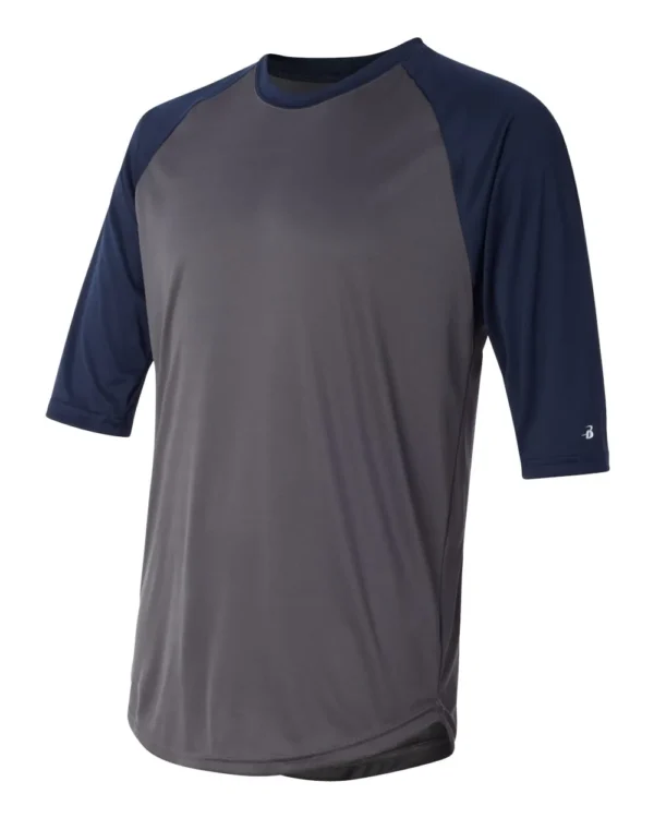 B-Core Three-Quarter Sleeve Baseball T-Shirt - 4133
