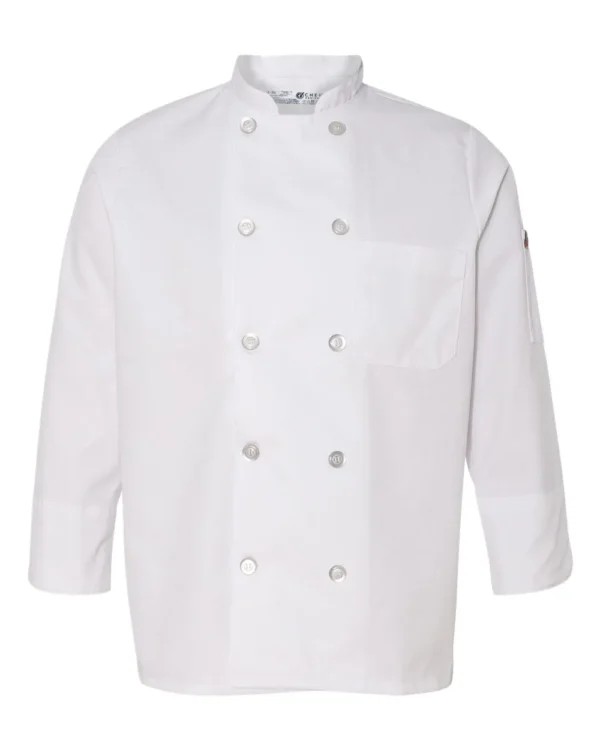 Women's Ten Button Chef Coat - 0401