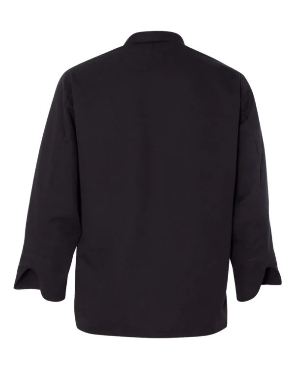 Black Knot Button Chef Coat - 0427