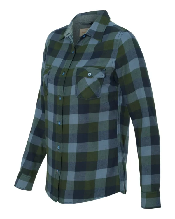 Women's Vintage Brushed Flannel Shirt - W164761