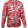 Youth Digital Camo Long Sleeve T-Shirt - 2184