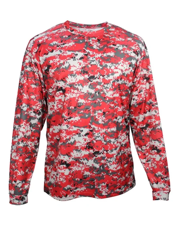 Youth Digital Camo Long Sleeve T-Shirt - 2184
