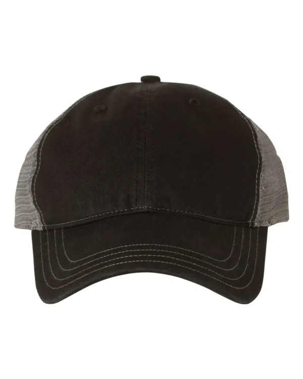51126_f_fl Garment-Washed Trucker Cap - 111