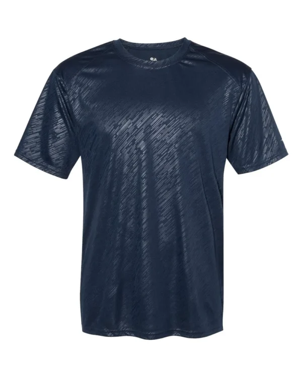 Line Embossed T-Shirt - 4131