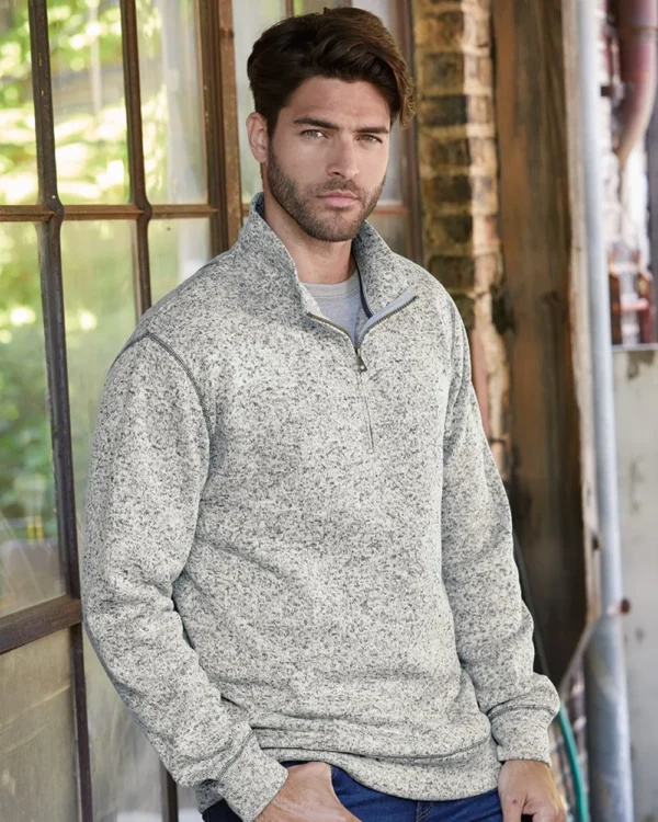 Vintage Sweaterfleece Quarter-Zip Sweatshirt - 198188