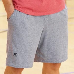 Men's Cotton Classic Jersey Shorts with Pockets - 25843M