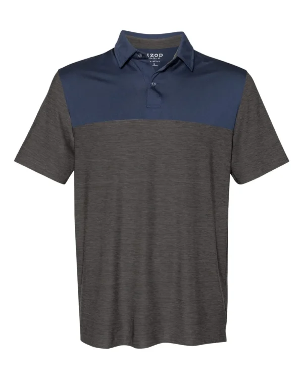 Men's Colorblocked Space-Dyed Polo - 13GG004