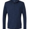 Lightweight Mélange Quarter-Zip Pullover - A475