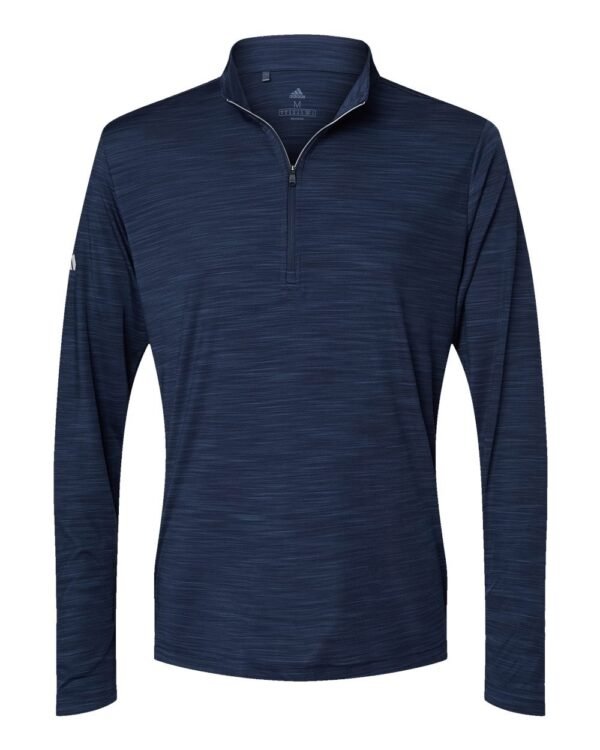 Lightweight Mélange Quarter-Zip Pullover - A475
