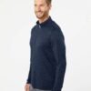 Lightweight Mélange Quarter-Zip Pullover - A475