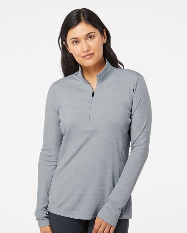 Women's Lightweight Mélange Quarter-Zip Pullover - A476
