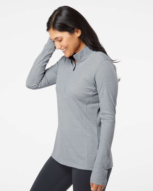 Women's Lightweight Mélange Quarter-Zip Pullover - A476