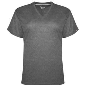 7997_fl FitFlex Women's Performance V-Neck T-Shirt - 1002