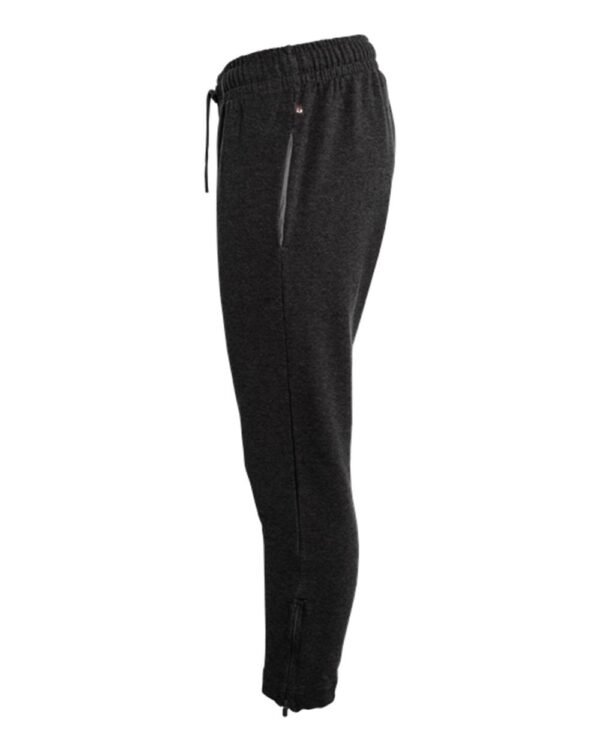 81437_d_fl FitFlex Women's French Terry Ankle Pants - 1071