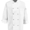 Ten Pearl Button Chef Coat - 0415