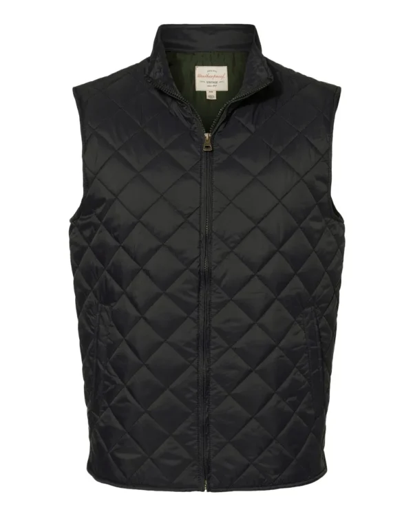 Vintage Diamond Quilted Vest - 207359