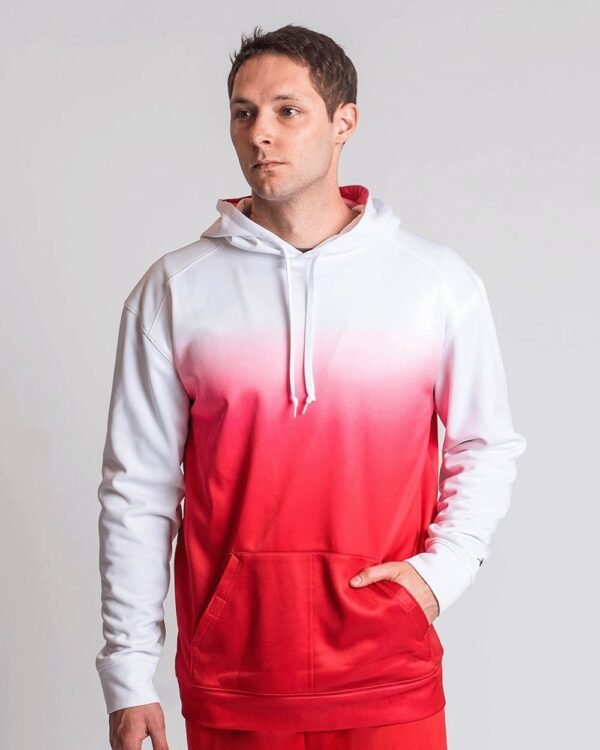 Ombre Hooded Sweatshirt - 1403