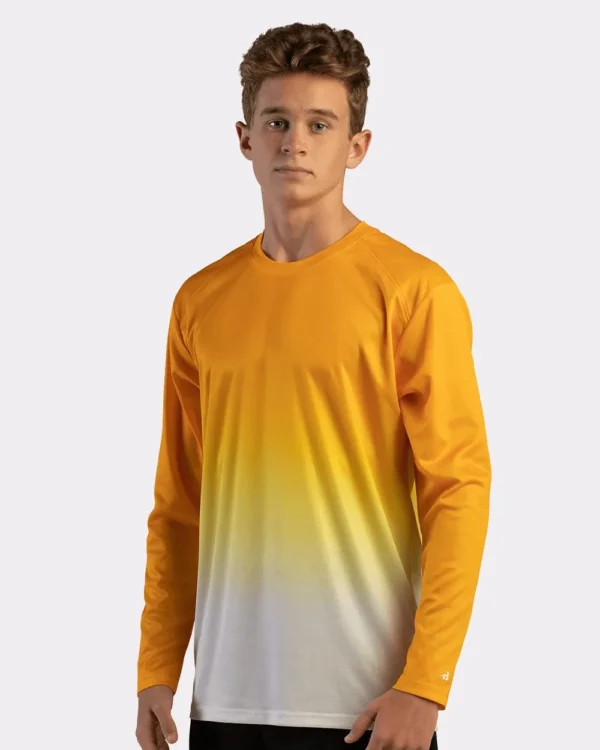 Ombre Long Sleeve T-Shirt - 4204