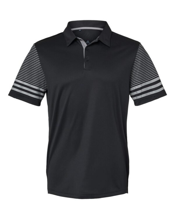 Striped Sleeve Polo - A490