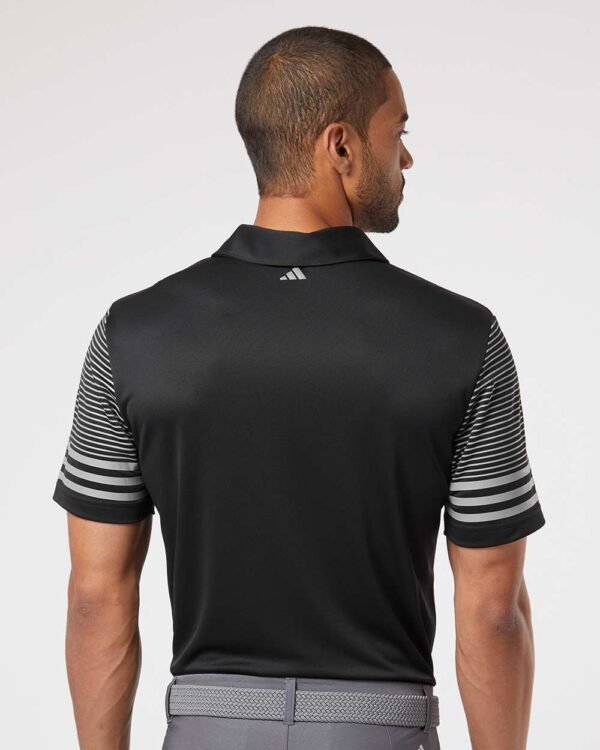 Striped Sleeve Polo - A490