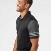 Striped Sleeve Polo - A490