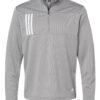 3-Stripes Double Knit Quarter-Zip Pullover - A482