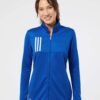 Women's 3-Stripes Double Knit Full-Zip - A483