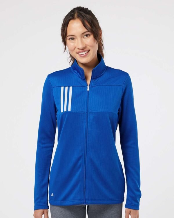 Women's 3-Stripes Double Knit Full-Zip - A483