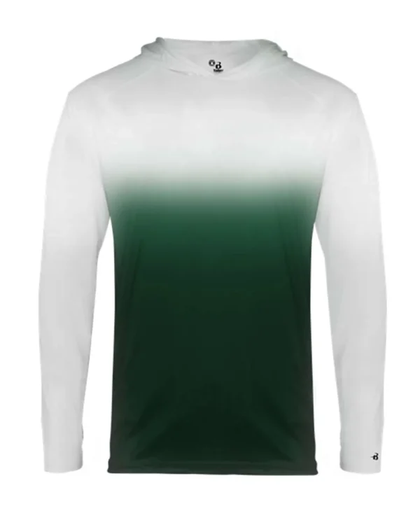 Youth Ombre Hooded Long Sleeve T-Shirt - 2205