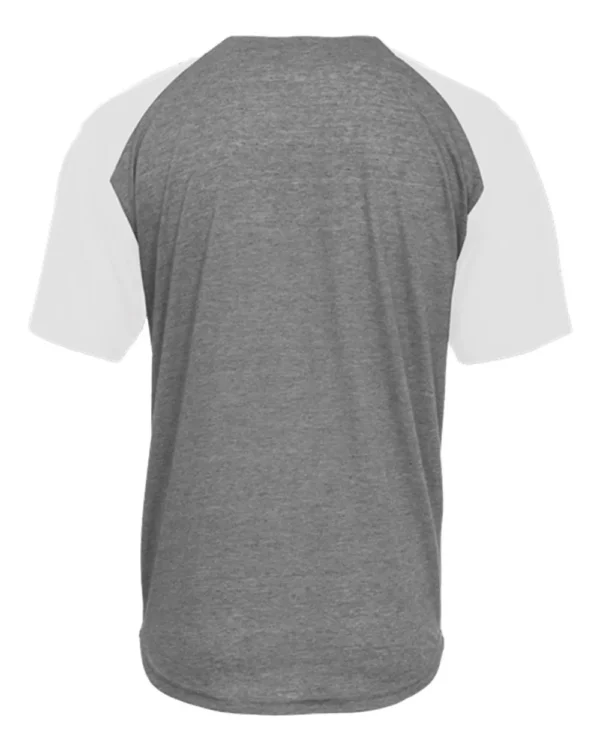 Men's Triblend Full Button T-Shirt - 4950
