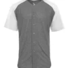 Men's Triblend Full Button T-Shirt - 4950