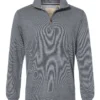Vintage Microstripe Quarter-Zip Pullover - 2130060