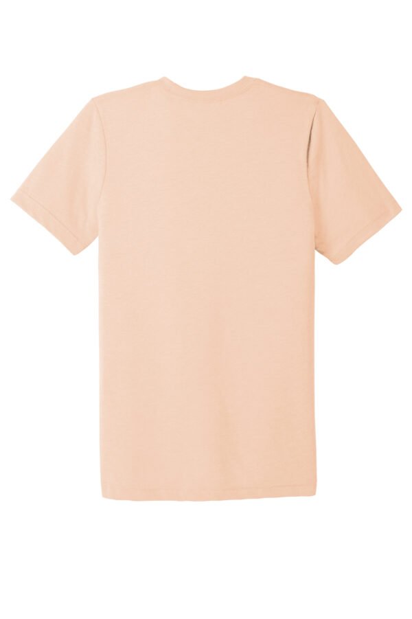 9267-PeachTB-6-BC3413PeachTBFlatBack4-1200W BELLA+CANVAS® Unisex Triblend Short Sleeve Tee (A)