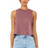 BELLA+CANVAS® Women’s Racerback Cropped Tank