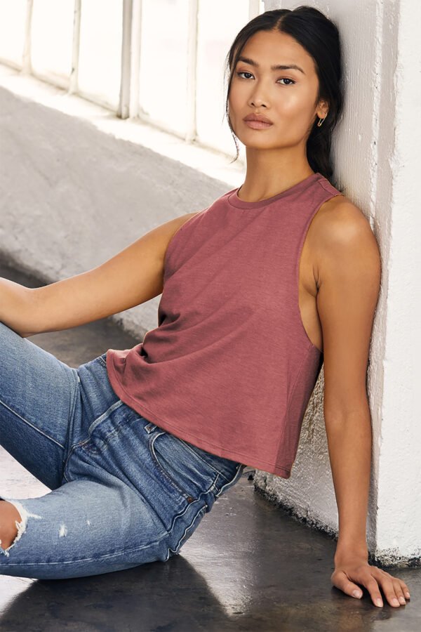 BELLA+CANVAS® Women’s Racerback Cropped Tank