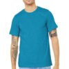BELLA+CANVAS® Unisex Heather CVC Short Sleeve Tee (A)
