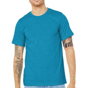 BELLA+CANVAS® Unisex Heather CVC Short Sleeve Tee (A)
