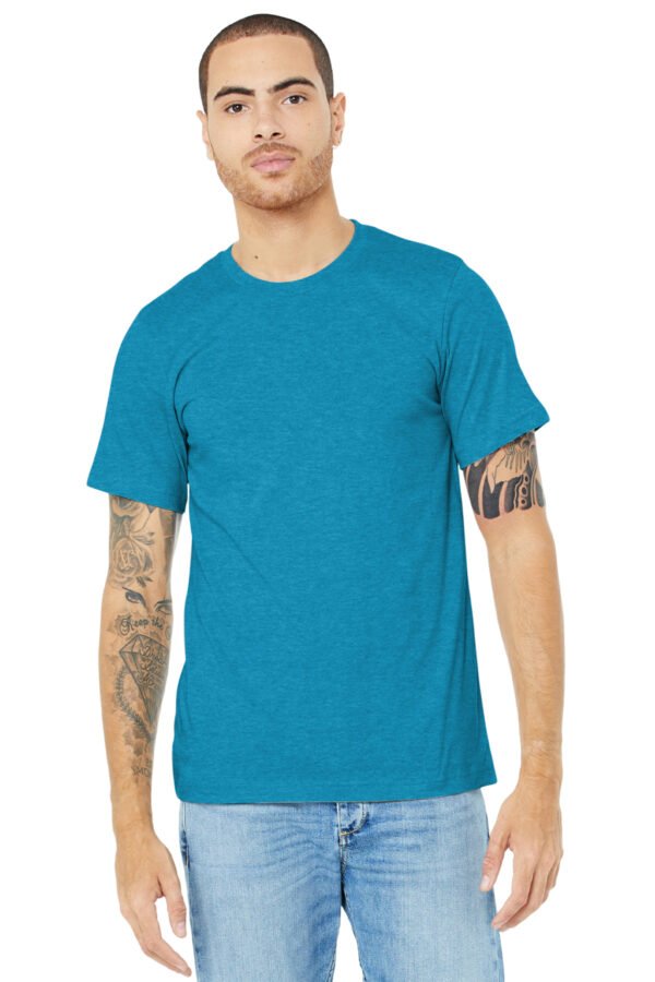 BELLA+CANVAS® Unisex Heather CVC Short Sleeve Tee (A)