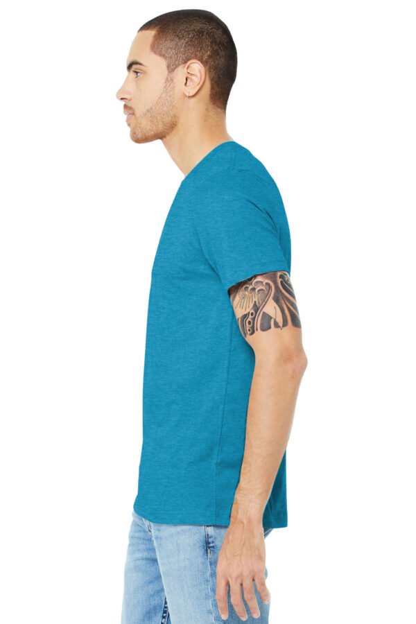 BELLA+CANVAS® Unisex Heather CVC Short Sleeve Tee (A)