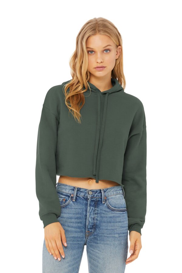 BELLA+CANVAS® Women’s Sponge Fleece Cropped Fleece Hoodie