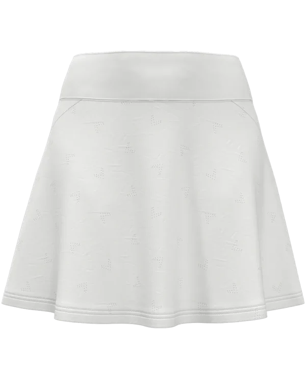 LADIES 16" CHEV PERFORATED SKORT