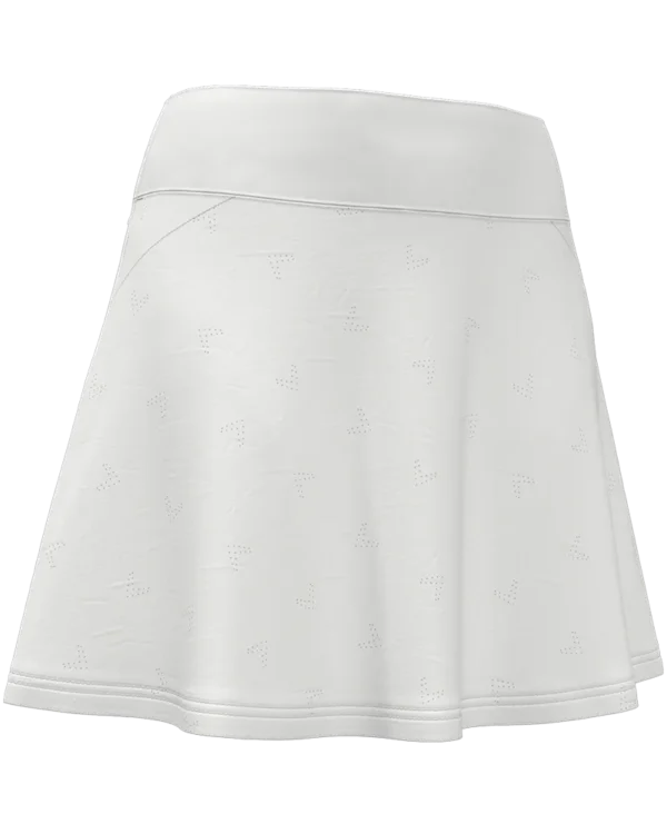 LADIES 16" CHEV PERFORATED SKORT
