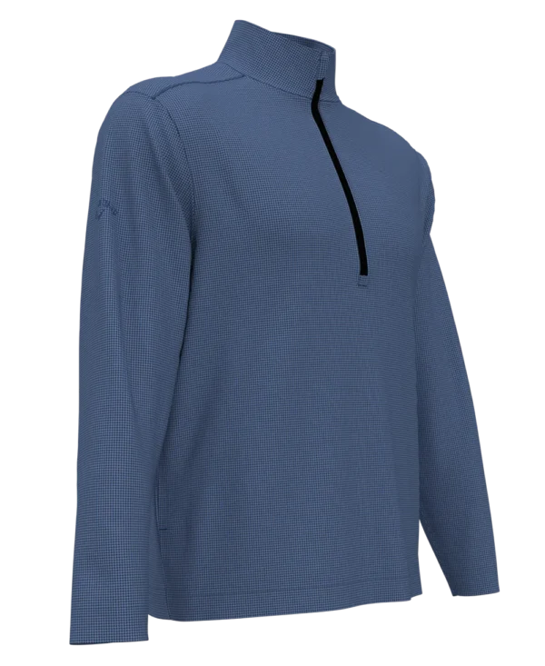 HOUNDSTOOTH 1/4-ZIP PULLOVER