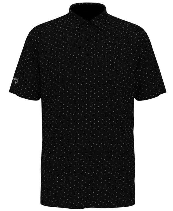 MICRO CHEV PRINT POLO