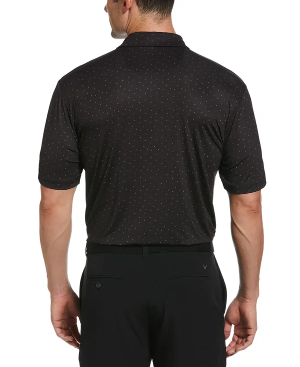 MICRO CHEV PRINT POLO