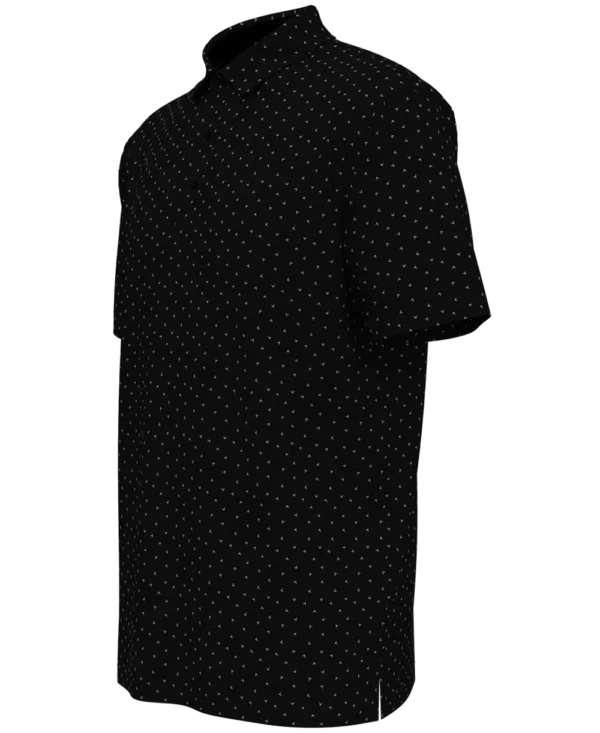 MICRO CHEV PRINT POLO