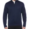 MID-WEIGHT DIAMOND QUILTED FLEECE 1/4 ZIP